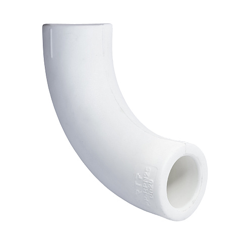 Угольник плавноизогнутый, PPR, внутреннее/внутреннее соединение 32х90°, белый, RTP