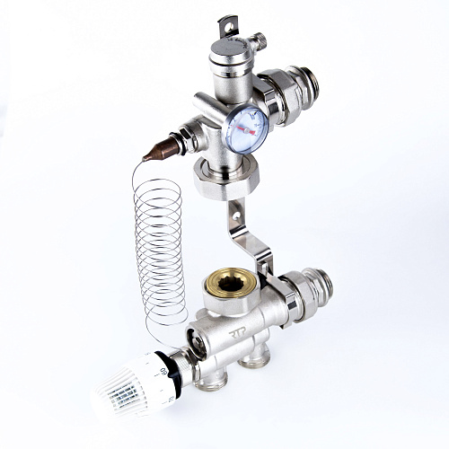 Насосно-смесительный узел для коллектора (без насоса) 1"х1 1/2", RTP