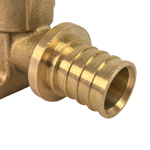 Водорозетка аксиальная, латунь, внутренняя резьба,20х1/2", желтый, RTP