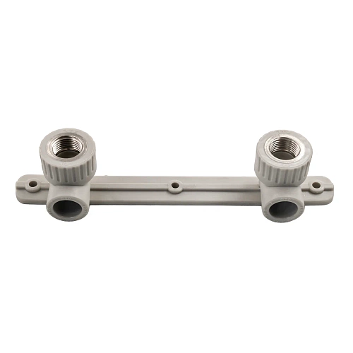 Угольник комбинированный под смеситель PPR внутренняя резьба 20х 1/2,  серый, РТП