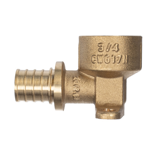 Водорозетка аксиальная, латунь, внутренняя резьба,20х3/4", желтый, RTP