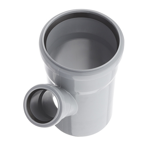 Тройник ВК ПП 110/50х45, серый,РТП