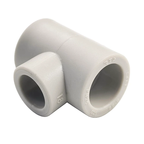 Тройник переходной PPR 25х20х25, PN25 серый, РТП
