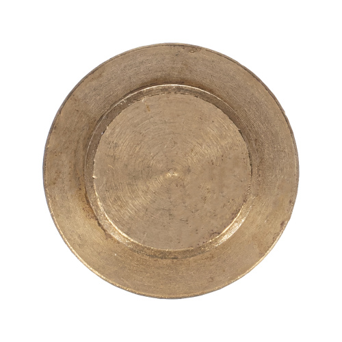 Заглушка аксиальная, латунь,16, желтый, RTP