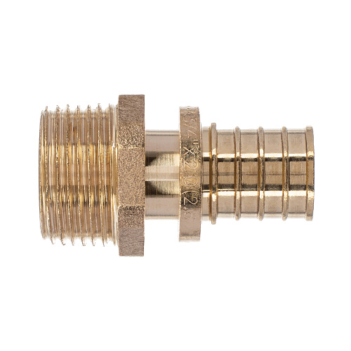 Муфта аксиальная, латунь, наружная резьба,20х3/4", желтый, RTP