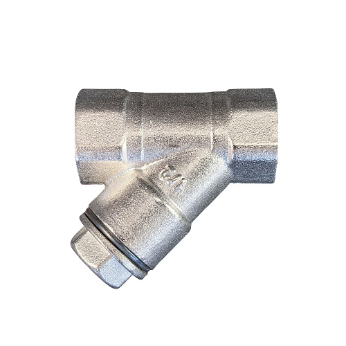 Фильтр, латунь, внутренняя/внутренняя резьба 1/2"х45°, никель, RTP