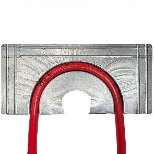 Пластина теплораспределительная поворотная оцинкованная сталь 16 мм 180°х150, RTP