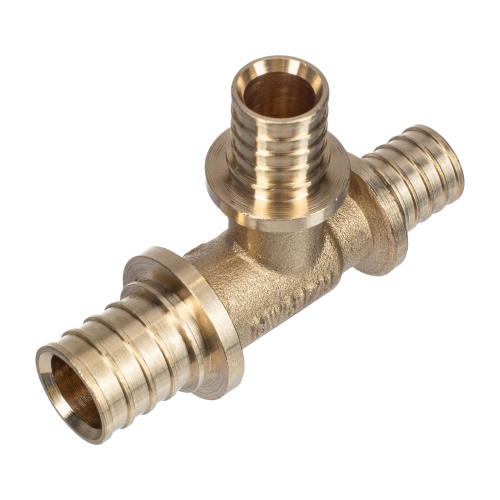 Тройник переходной аксиальный, латунь,16х20х16, желтый, RTP