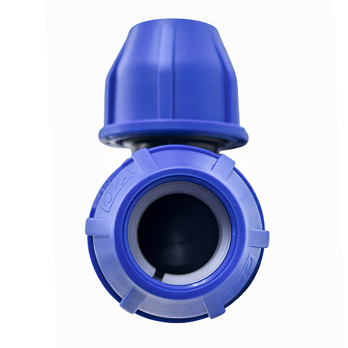 Отвод компрессионный, полипропилен 20, для полиэтиленовых труб, РТП