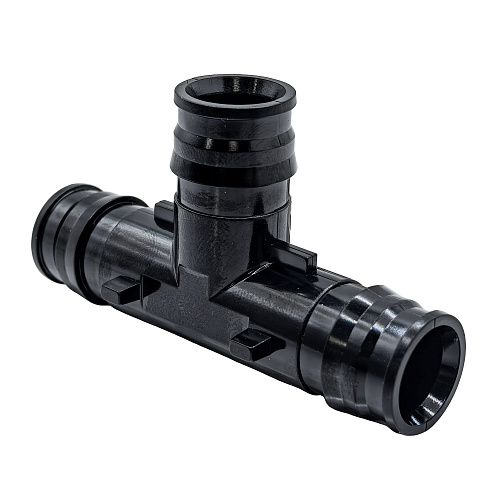 Тройник радиальный PPSU 32, черный,RTP