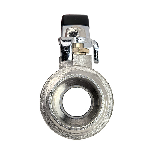 Кран шаровой ГОСТ ручка рычаг, латунь, внутренняя/наружная резьба  3/4",PN40 никель, RTP