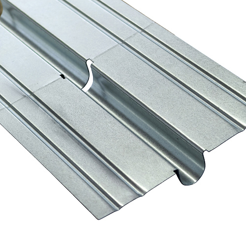 Пластина теплораспределительная прямая оцинкованная сталь 16 мм 125х1000, RTP