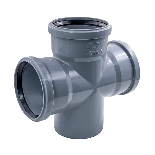 Крестовина одноплоскостная ВК ПП 110/110/110х87, серый,РТП