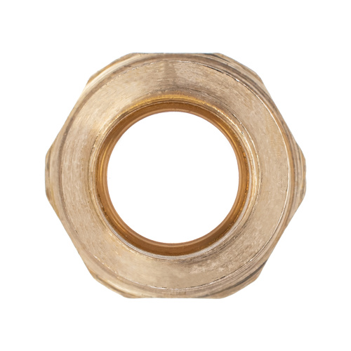 Муфта аксиальная, латунь, наружная резьба,20х3/4", желтый, RTP