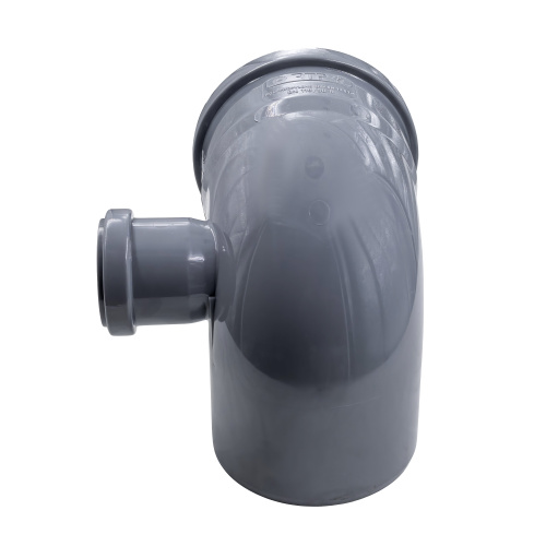 Отвод правый ВК ПП 110/50х87, серый,РТП