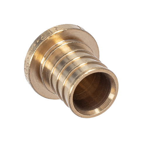 Заглушка аксиальная, латунь,20, желтый, RTP