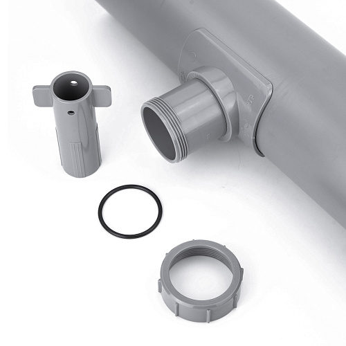 Врезка (адаптер) в канализационную трубу ВК ABS 110х40, серый,РТП