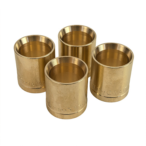 Гильза аксиальная, латунь,16, желтый, RTP