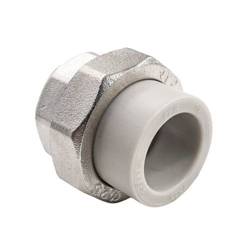 Муфта комбинированная разъемная (Американка) PPR внутренняя резьба 25х1, серый, RTP