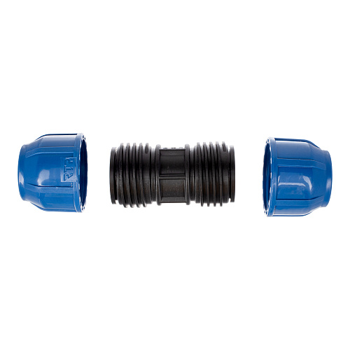 Муфта компрессионная, полипропилен 32, для полиэтиленовых труб, РТП