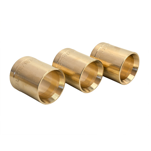 Гильза аксиальная, латунь,16, желтый, RTP