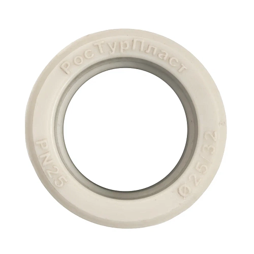 Муфта переходная PPR внутреннее/наружное присоединение 32х25, PN25 серый, РТП