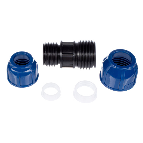 Муфта переходная компрессионная, полипропилен 25/20, для полиэтиленовых труб, РТП