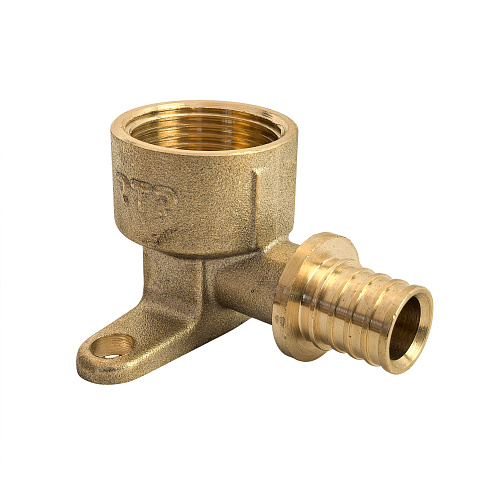 Водорозетка аксиальная, латунь, внутренняя резьба,16х3/4", желтый, RTP