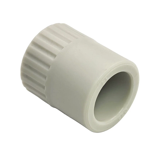 Муфта комбинированная PPR внутренняя резьба 25х1/2, серый, РТП