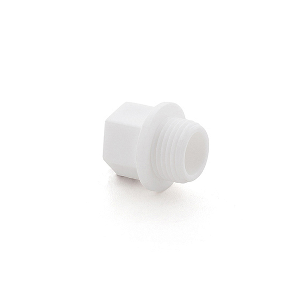 Заглушка резьбовая PPR 1/2", PN25 белый, РТП