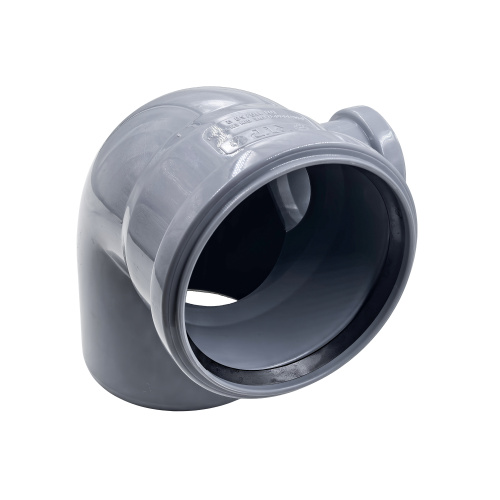 Отвод правый ВК ПП 110/50х87, серый,РТП