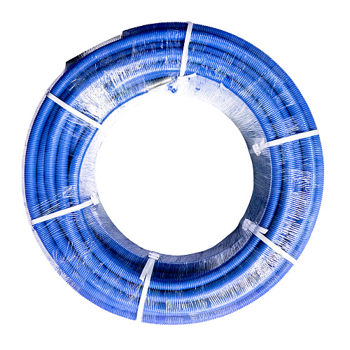 Труба EVOH PE-Xa в гофроизоляции 20х2,8х28, 100м синяя, RTP
