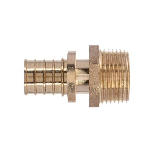 Муфта аксиальная, латунь, наружная резьба,20х3/4", желтый, RTP