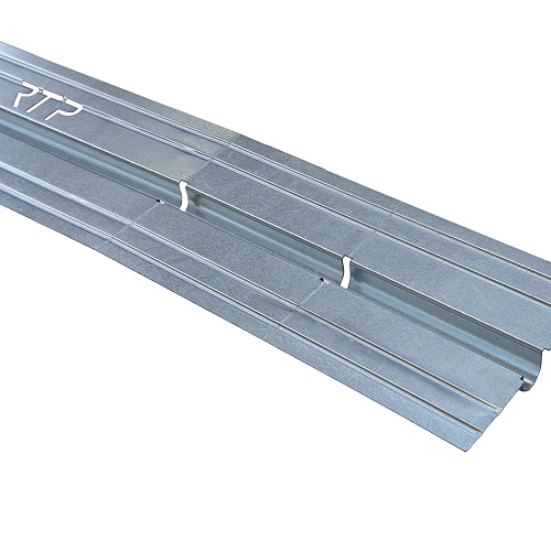 Пластина теплораспределительная прямая оцинкованная сталь 16 мм 125х1000, RTP