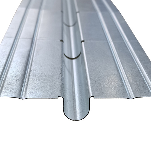 Пластина теплораспределительная прямая оцинкованная сталь 16 мм 125х1000, RTP