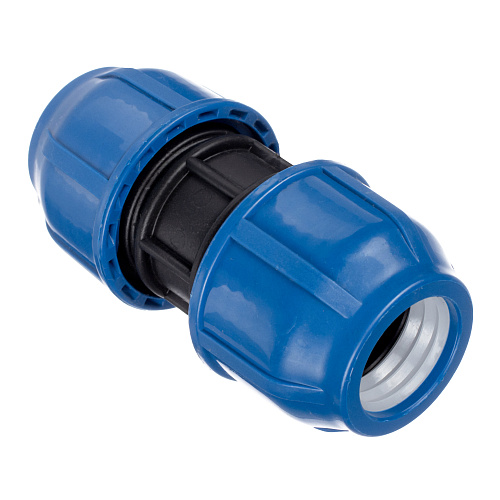 Муфта компрессионная, полипропилен 32, для полиэтиленовых труб, РТП