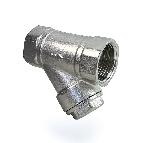 Фильтр, латунь, внутренняя/внутренняя резьба 3/4"х45°, никель, RTP