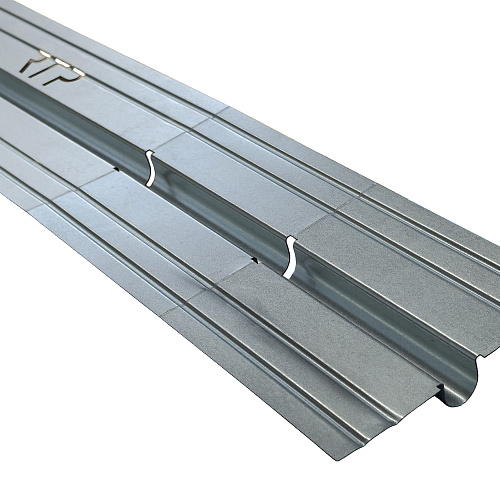 Пластина теплораспределительная прямая оцинкованная сталь 16 мм 125х1000, RTP