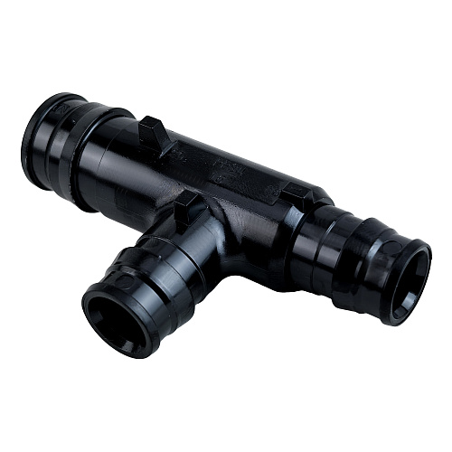 Тройник переходной радиальный PPSU 20x16x16, черный,RTP