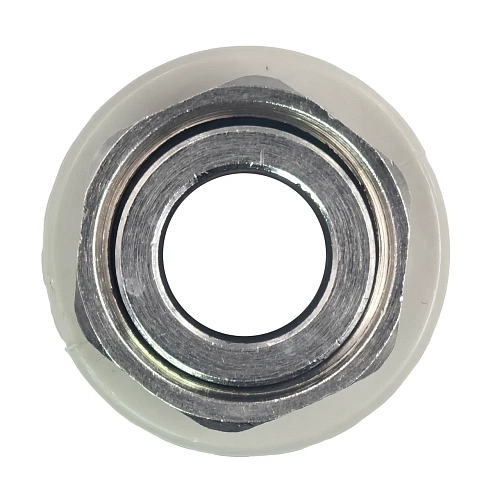 Муфта с накидной гайкой PPR 20х3/4, серый, РТП