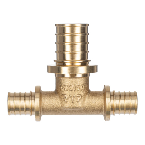 Тройник переходной аксиальный, латунь,16х25х16, желтый, RTP