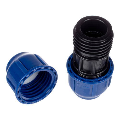 Муфта компрессионная, полипропилен 20, для полиэтиленовых труб, РТП