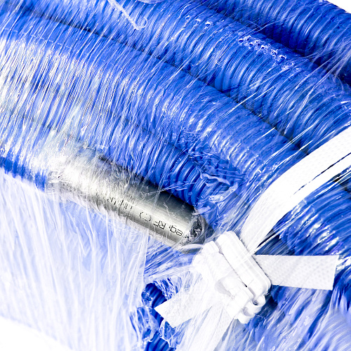 Труба EVOH PE-Xa в гофроизоляции 20х2,8х28, 100м синяя, RTP