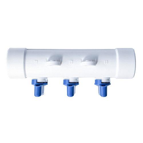 Коллектор с шаровым краном универсальный PPR 32х20/3, RTP