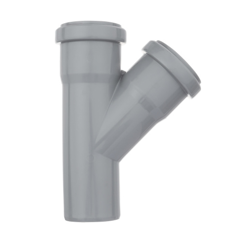 Тройник ВК ПП 50/50х45, серый,РТП