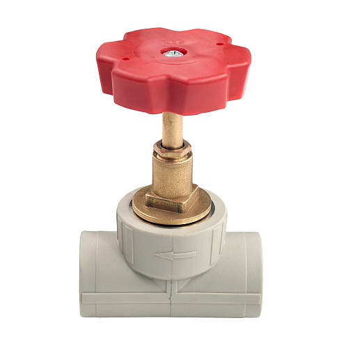 Вентиль в сборе PPR 25х90,  серый, RTP