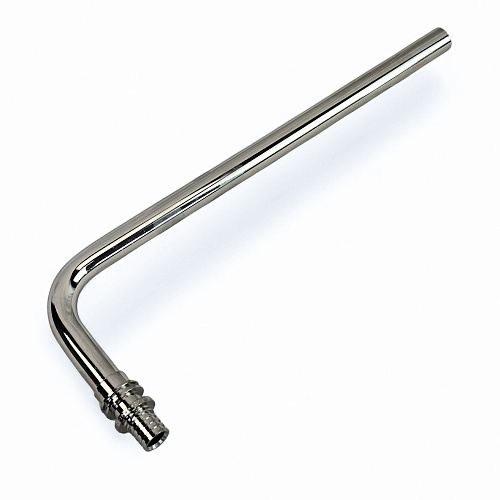 Трубка приборная Г-образная аксиальная, латунь,16х250, хромированная, RTP