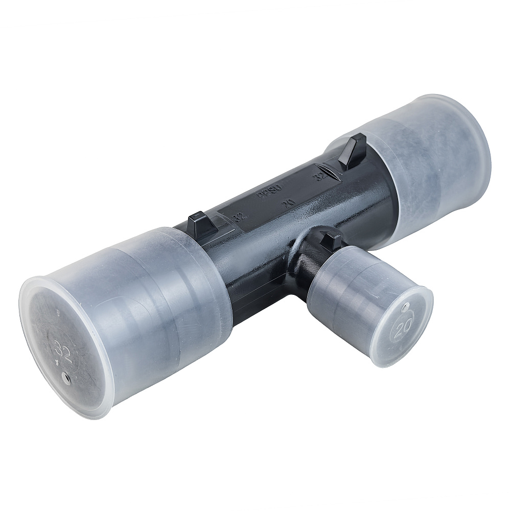 Тройник переходной радиальный PPSU 32x20x32, черный,RTP