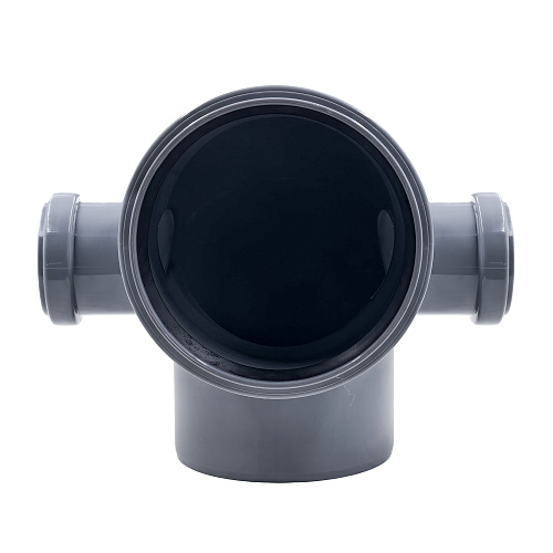Отвод левый/правый ВК ПП 110/50х87, серый,РТП