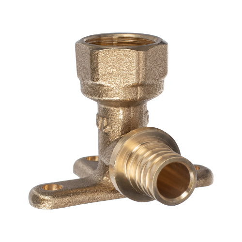 Водорозетка аксиальная, латунь, внутренняя резьба,16х1/2", желтый, RTP